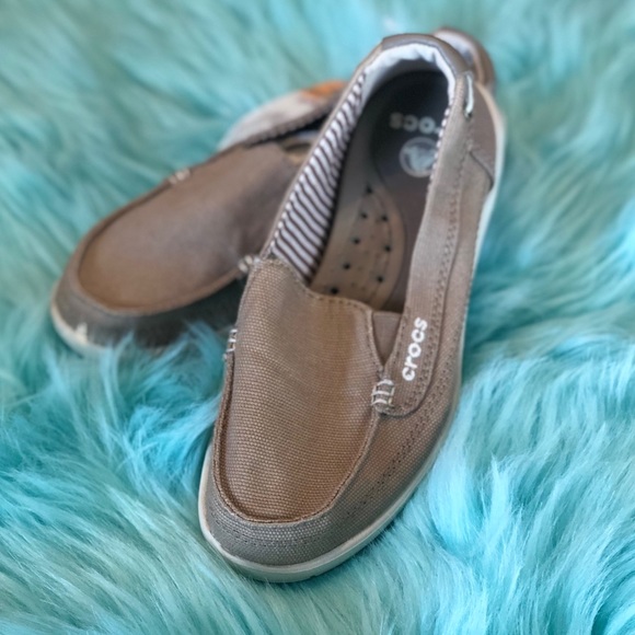 Crocs walu canvas loafers - Picture 1 of 6